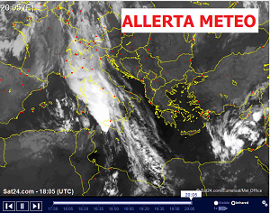Allerta meteo rossa per condizioni meteo avverse